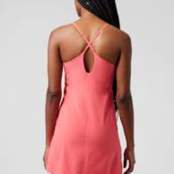 Athleta infinity dress Pink Medium Built In Romper Tennis Golf Petite - Picture 3 of 12